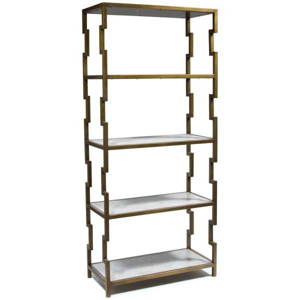 Fontana 5 Tiered Bookshelf Mr Brown, Bed Bath And Beyond Bookcase With Folding Desk