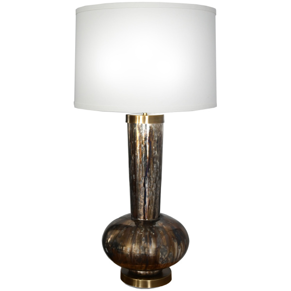 Naomi Table Lamp_Brass_With Shade