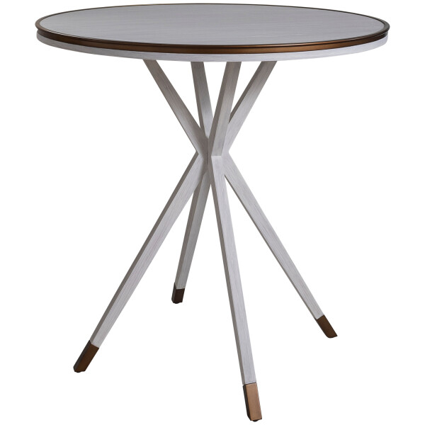 Atlantis Side Table with Brass Border