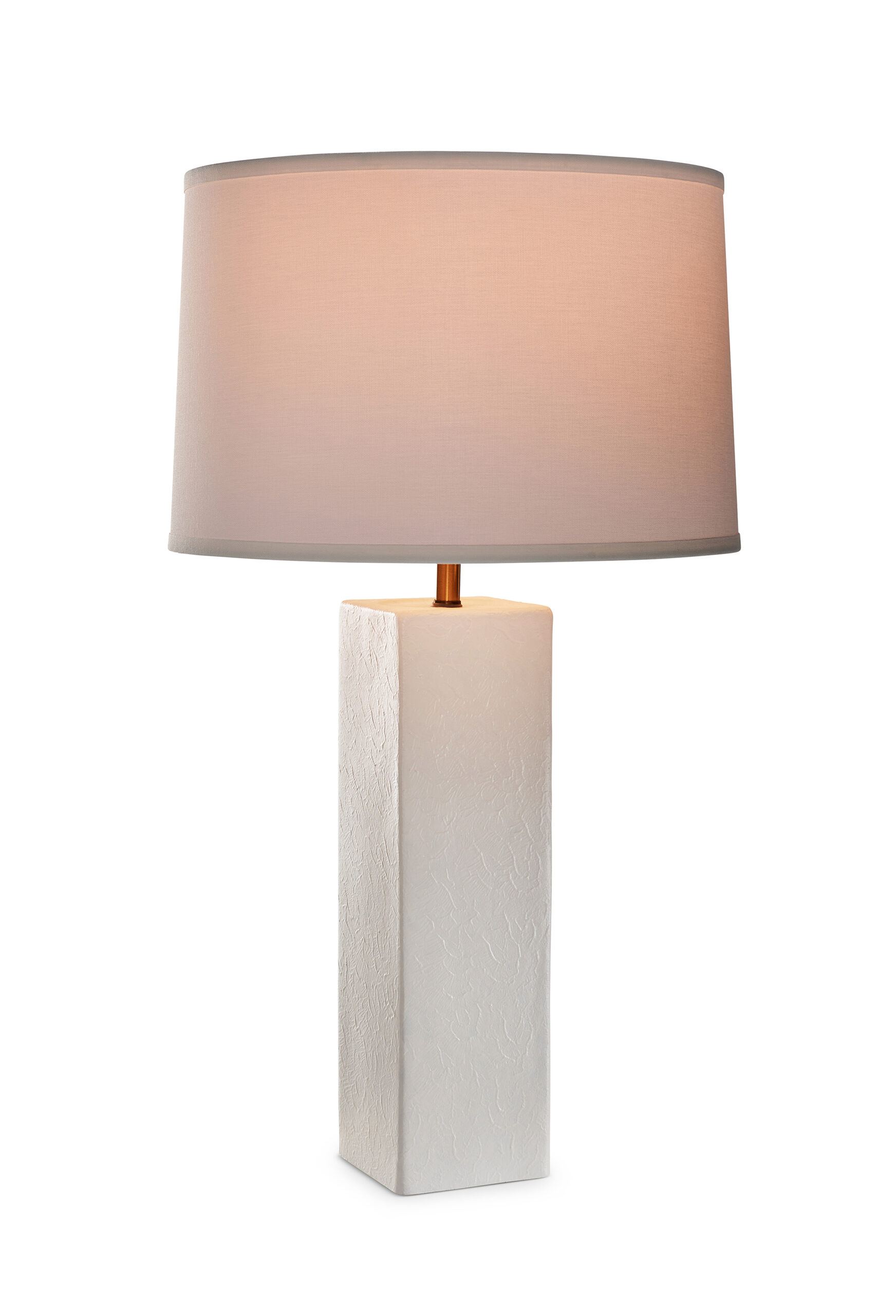 CONGO TBL LAMP TEXTURED WHITE_ANGLE LIT