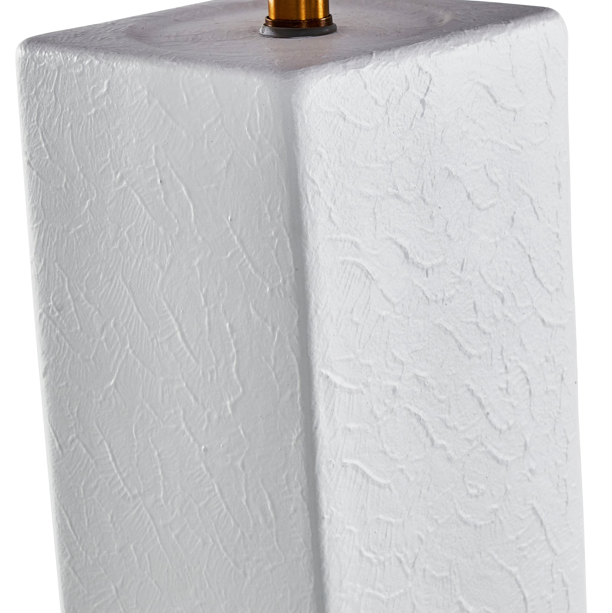 CONGO TBL LAMP TEXTURED WHITE_DET 2